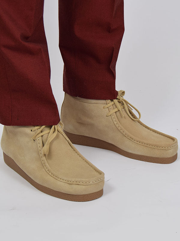 Delicious Junction Maple Suede Wallabee Boots Lammy Man Ska Mod and Scooter Clothing