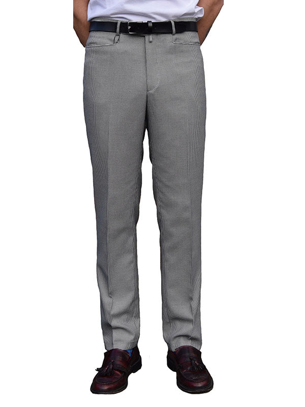 Get Up Dogtooth Slim Fit Trousers
