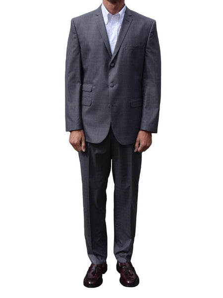Get Up Charcoal Grey Prince Of Wales Check Single Breasted Suit