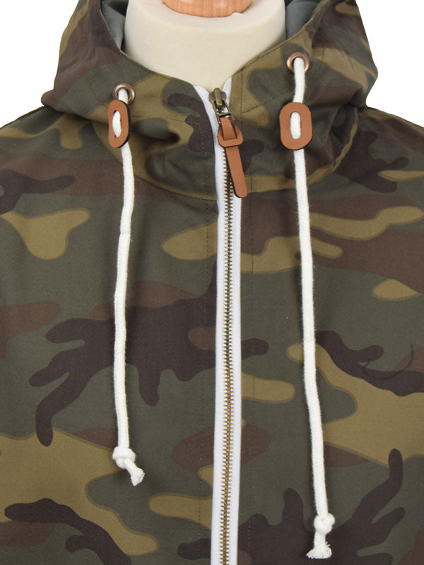 Real Hoxton Camouflage Hooded Jacket