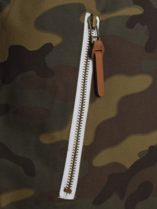 Real Hoxton Camouflage Hooded Jacket