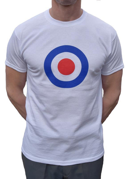 Mod Target White T Shirt
