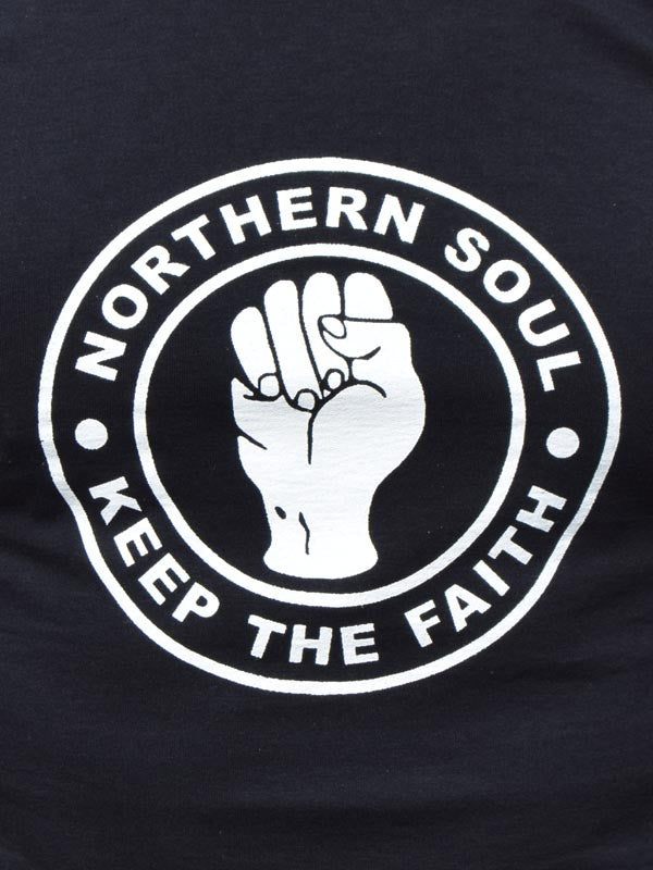 Keep The Faith Black Ringer T Shirt