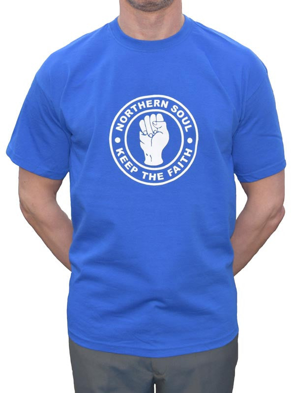 Keep The Faith Royal Blue T Shirt