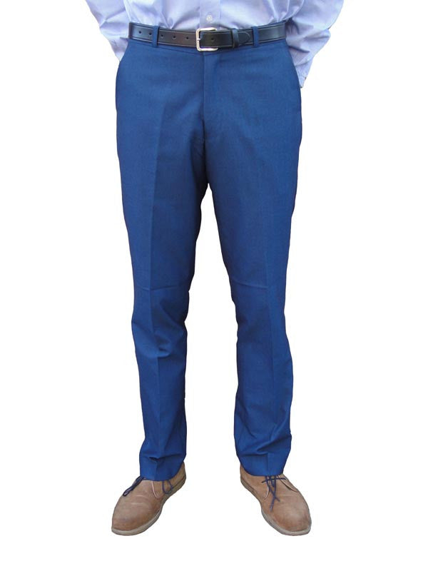 Relco Blue Tonic Sta Press Trousers