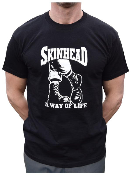 Skinhead Way Of Life Black T Shirt